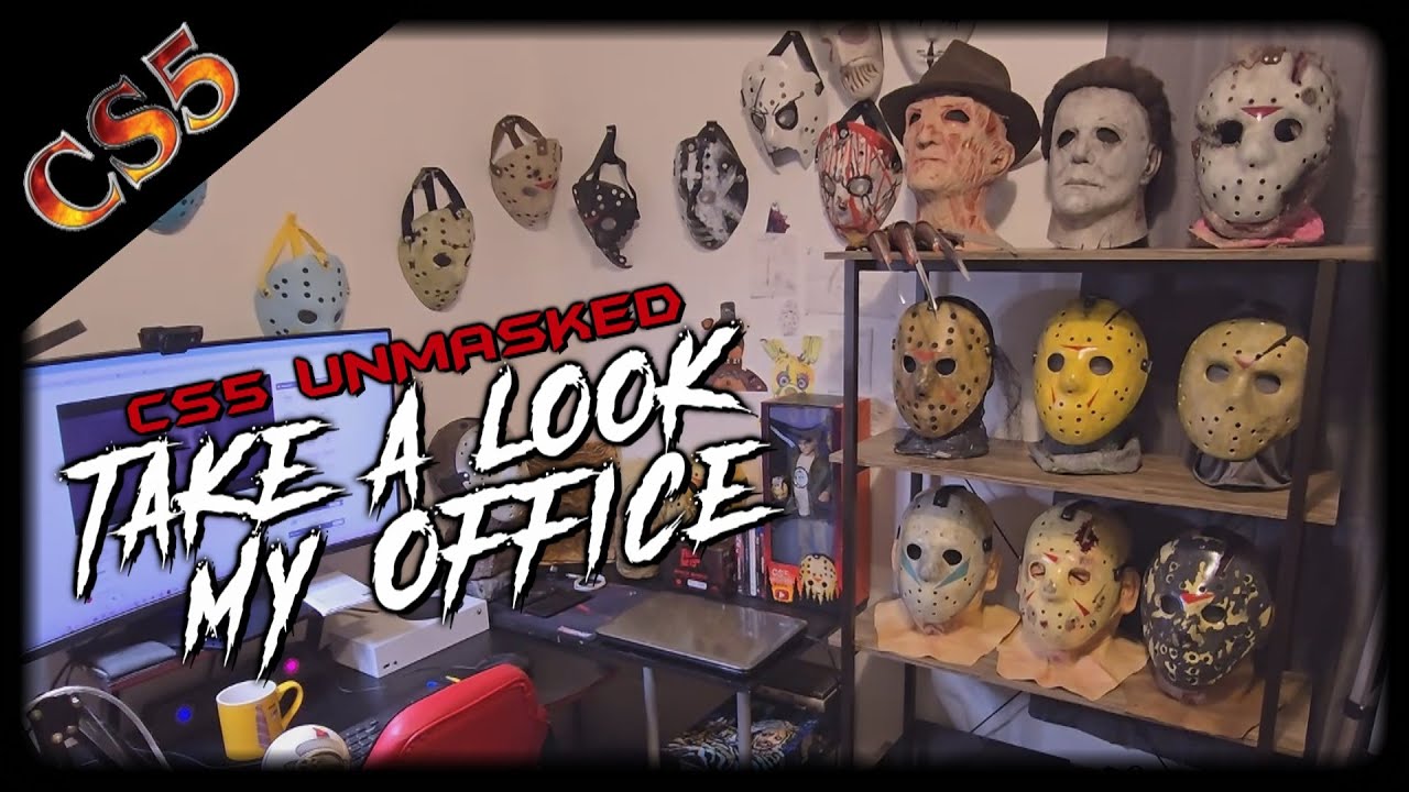 My Office | Jason Masks and More | First look where I make my videos