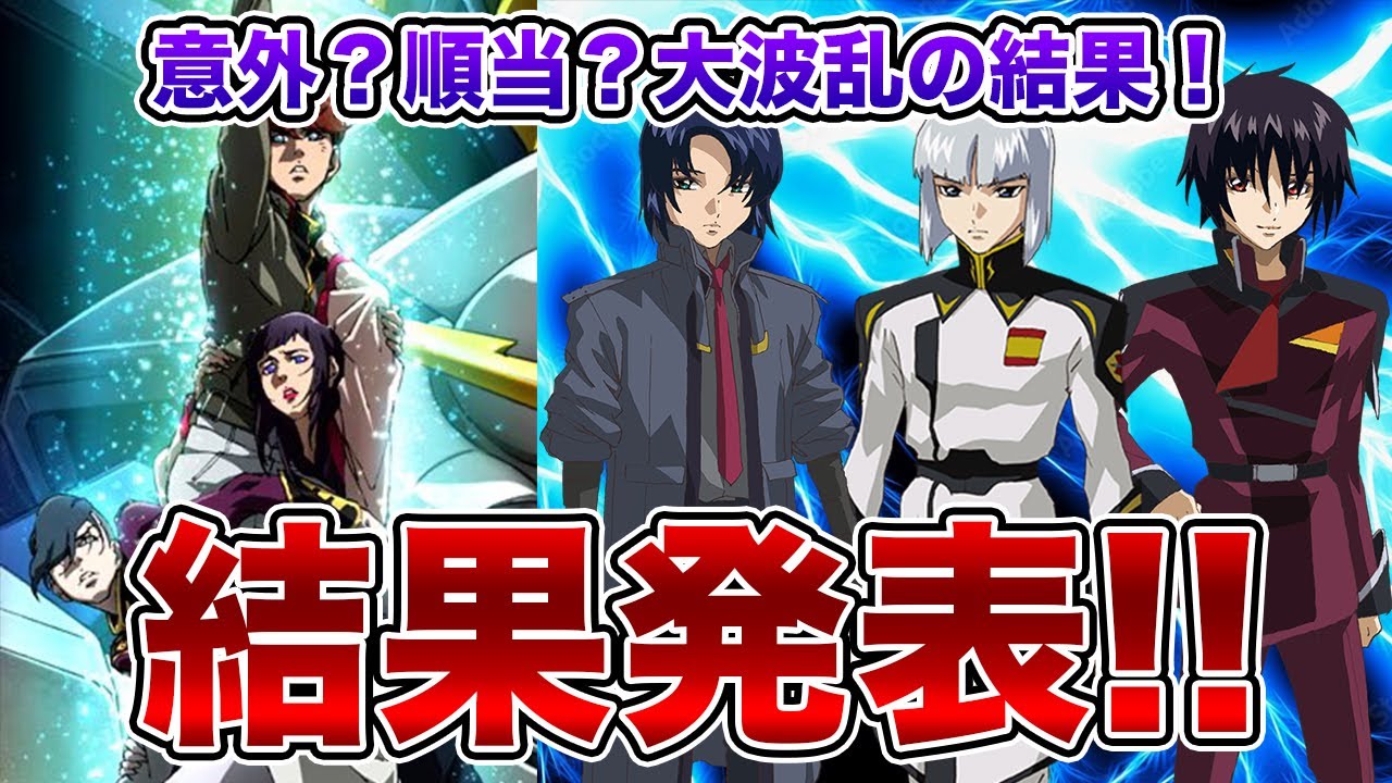 機動戦士ガンダムSEEDシリーズグランプリ2024が遂に発表！！意外？順当？大波乱の結果が公開！！#機動戦士ガンダムSEEDFREEDOM ＃保志総一朗＃石田彰