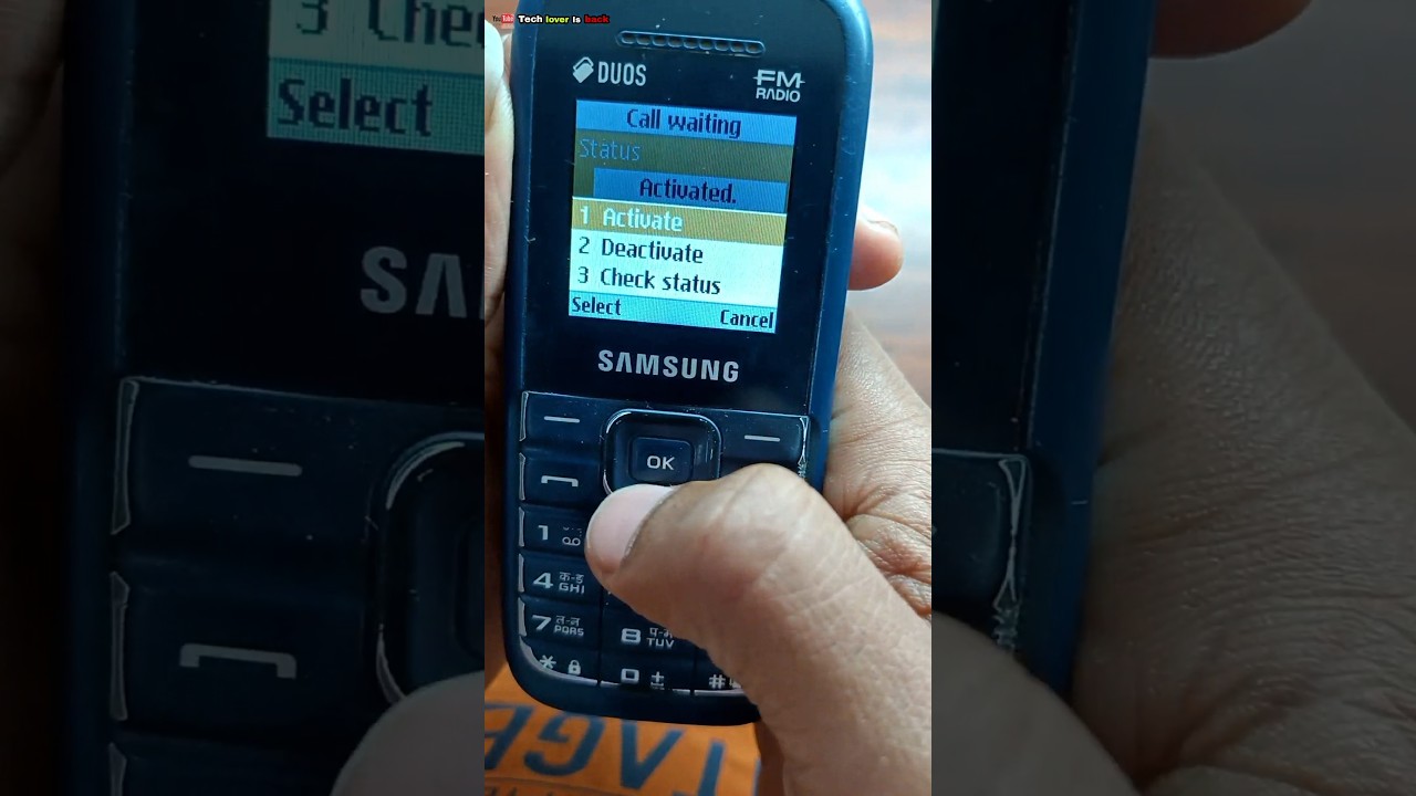 how to activate call waiting in samsung keypaid phone #callwaiting