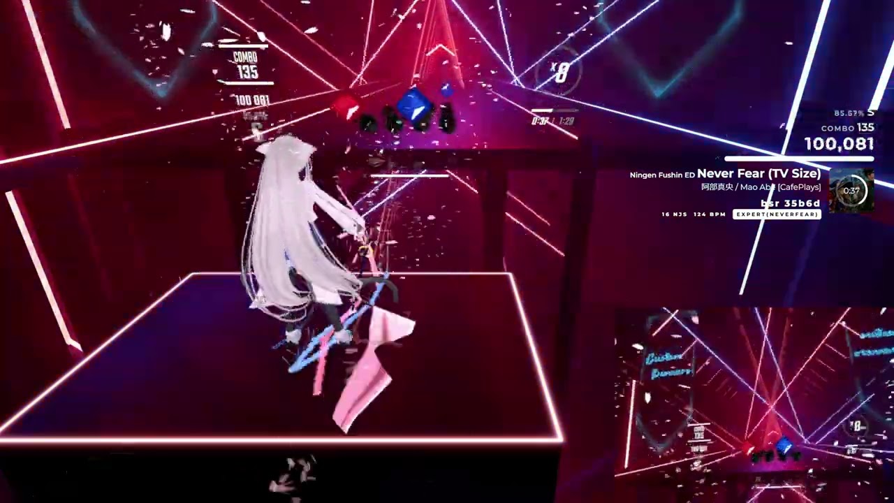 阿部真央 (Mao Abe) - Never Fear / 人間不信の冒険者たちが世界を救うようです ED - Expert [BEAT SABER]
