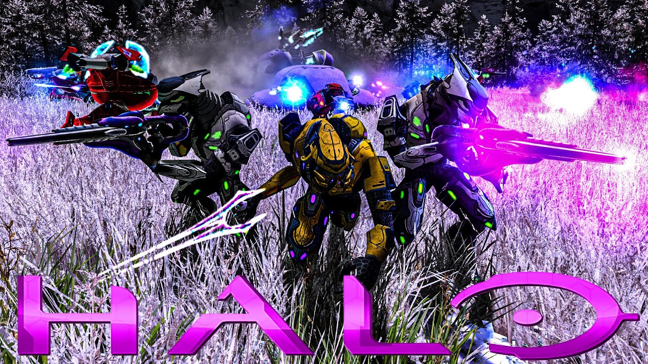 Covenant Troops Vs. The Flood! - Halo Cinematic Battle | Call to Arms