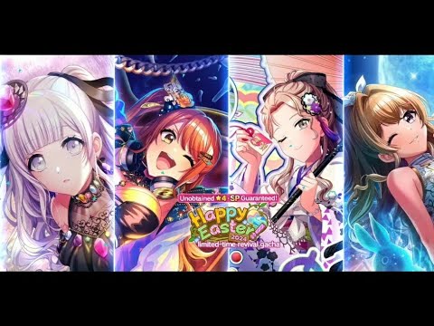 D4DJ! Groovy Mix! Happy Easter! 2024 limited-time revival gacha 🐰🌌💄💫🌙