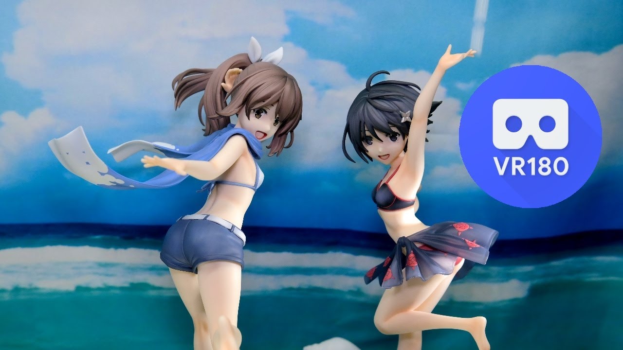 【VR180 3D】KADOKAWA 痛いのは嫌なので防御力に極振りしたいと思います。2 サリー 水着Ver. フィギュアサンプル展示立体視