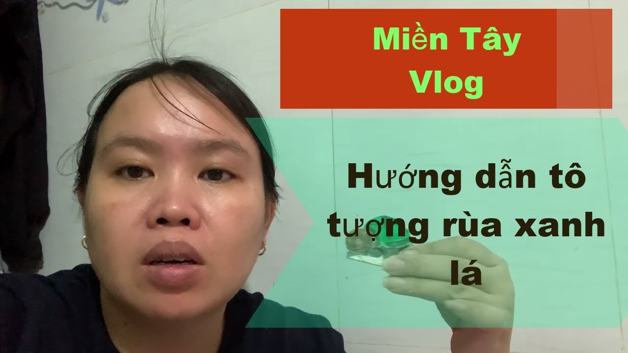 Miền Tây Vlog | Hướng dẫn tô tượng rùa xanh lá