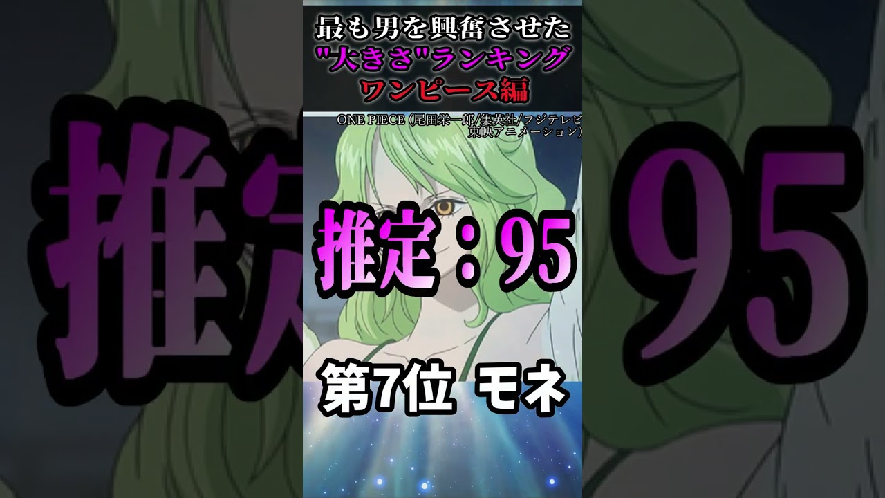 男を興奮させた“大きさ”ランキング【ワンピース編】 #shorts