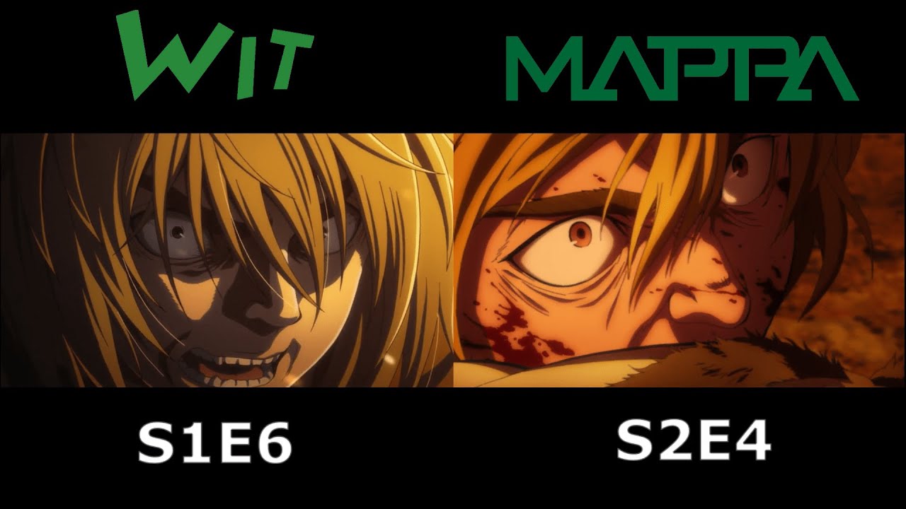 Mappa vs  Wit  -  Vinland Saga Thorfinn's Nightmare Scene