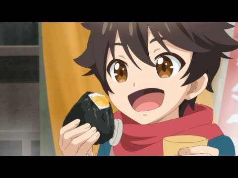 Ryoma visits Miya's Stall to try her Tenmusu & Miso Soup 😁🍲 || KamiHiro season 2 episode 12