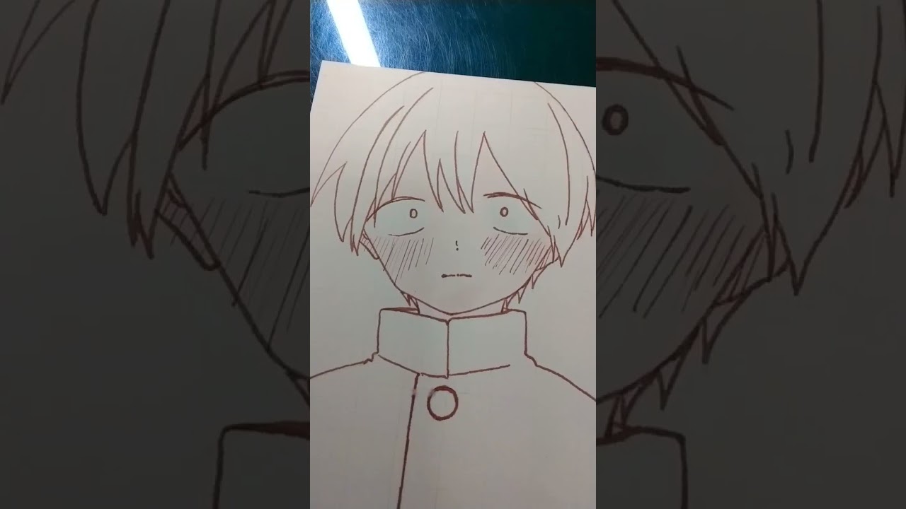 「久保さんは僕を許さない」の白石くん描きました!リクエストありがとうございました! #shorts #イラスト #模写 #久保さんは僕を許さない #リクエスト