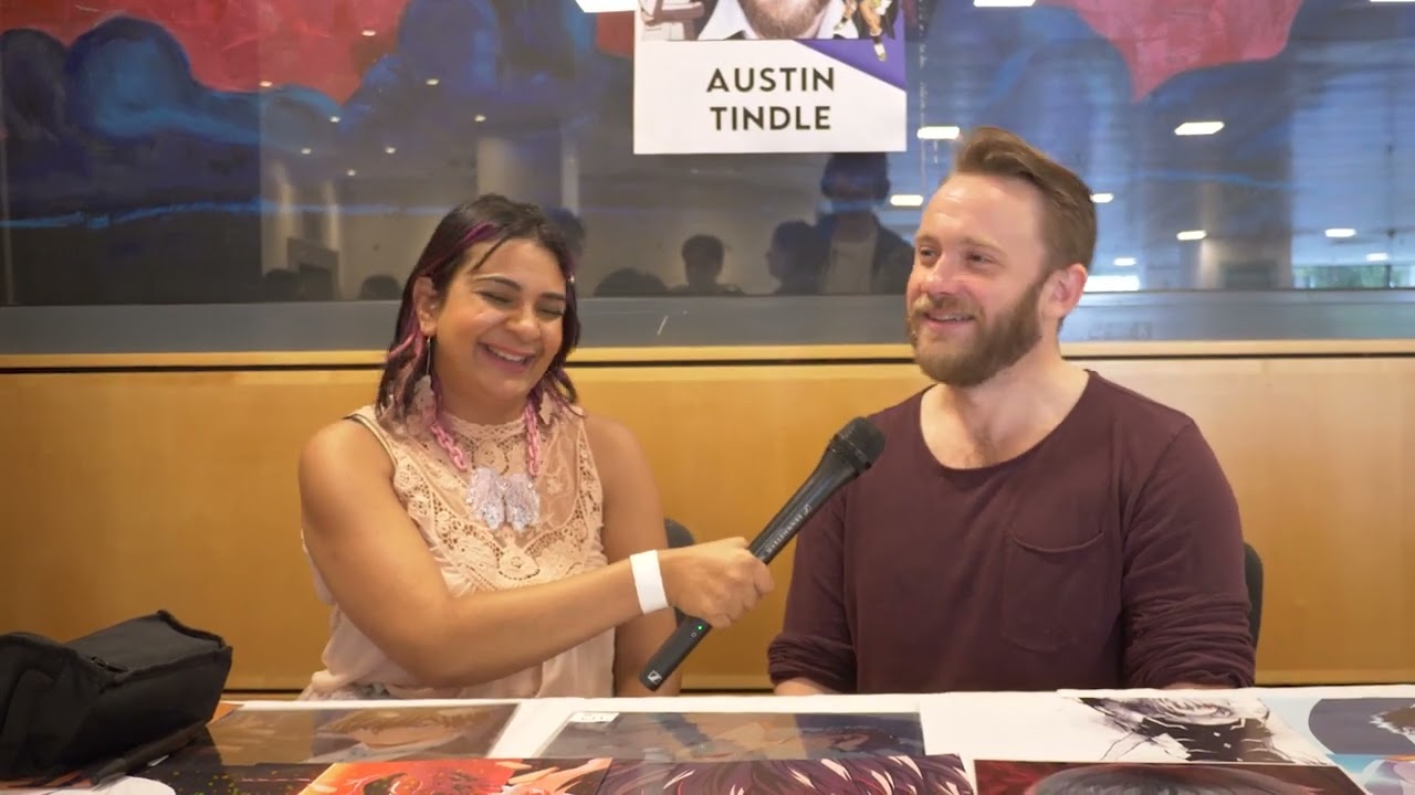 Aisha interviews Austin Tindle vo for Tokyo Ghoul, Shenmue Anime, Black Clover