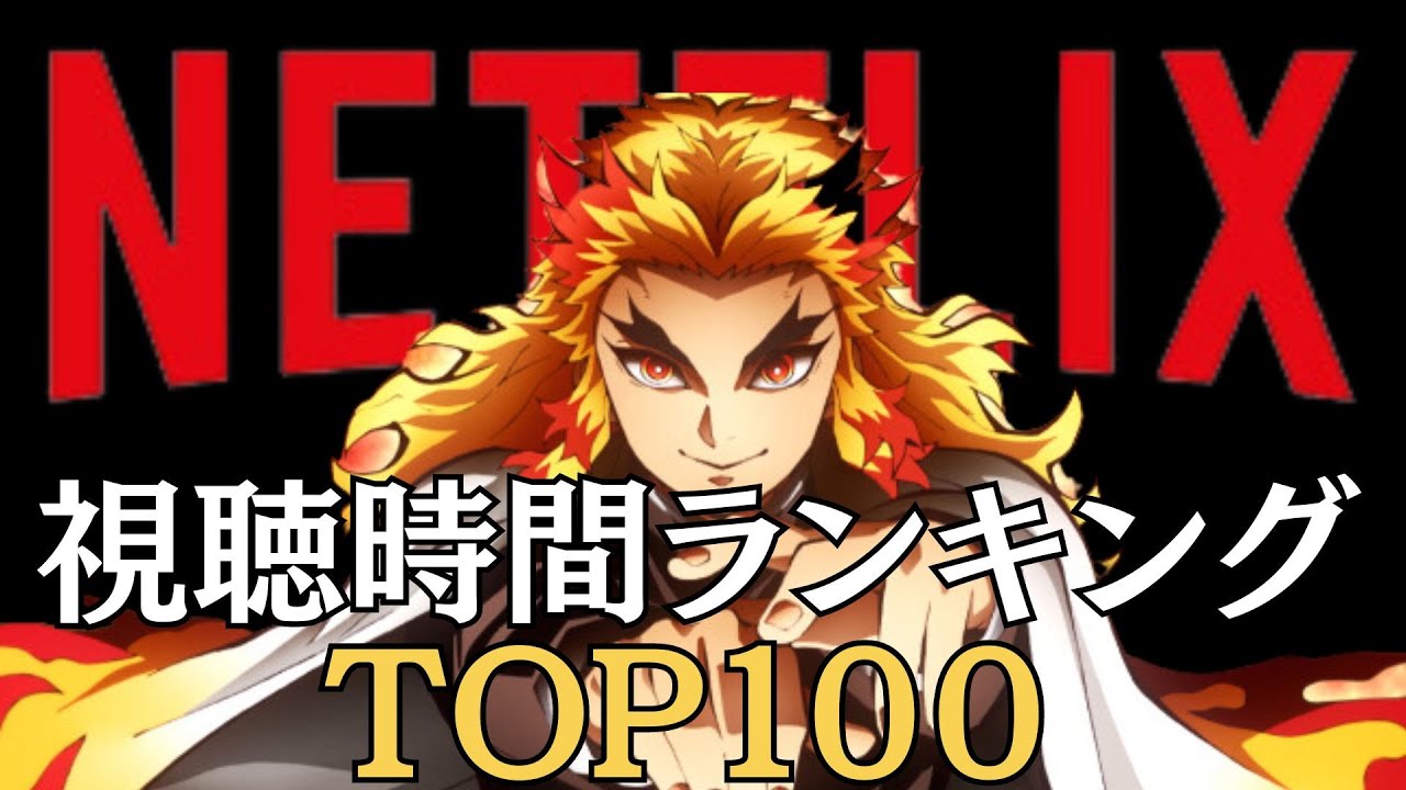 アニメの視聴時間ランキングTOP１００ NETFLIXのデータを分析したら以外なランキング結果が！？【アニメランキング】