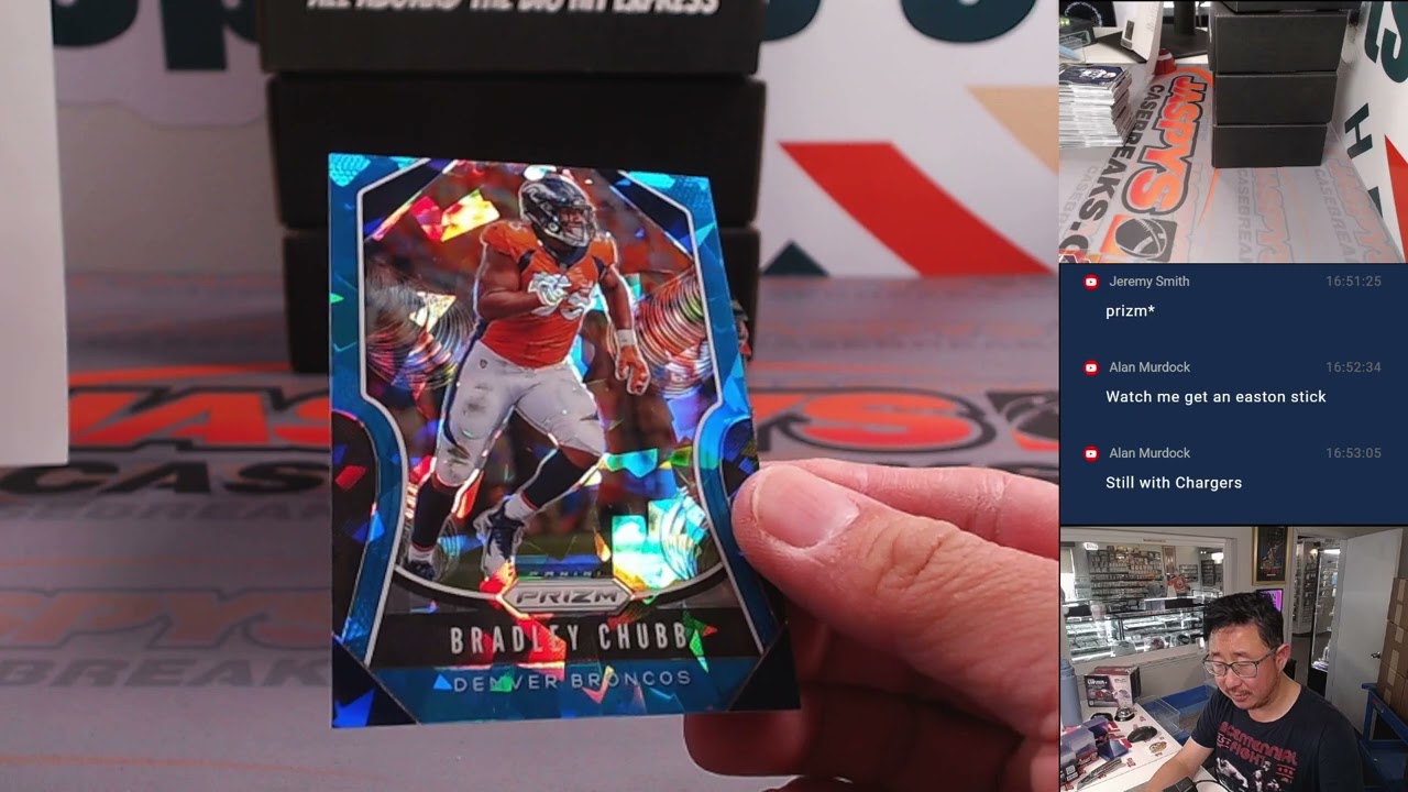 W, 05/01/24 - JASPY'S FOOTBALL REPACK - 6 CARDS PER CASE + 1 HIGH-END HOBBY BOX! *RT* #7