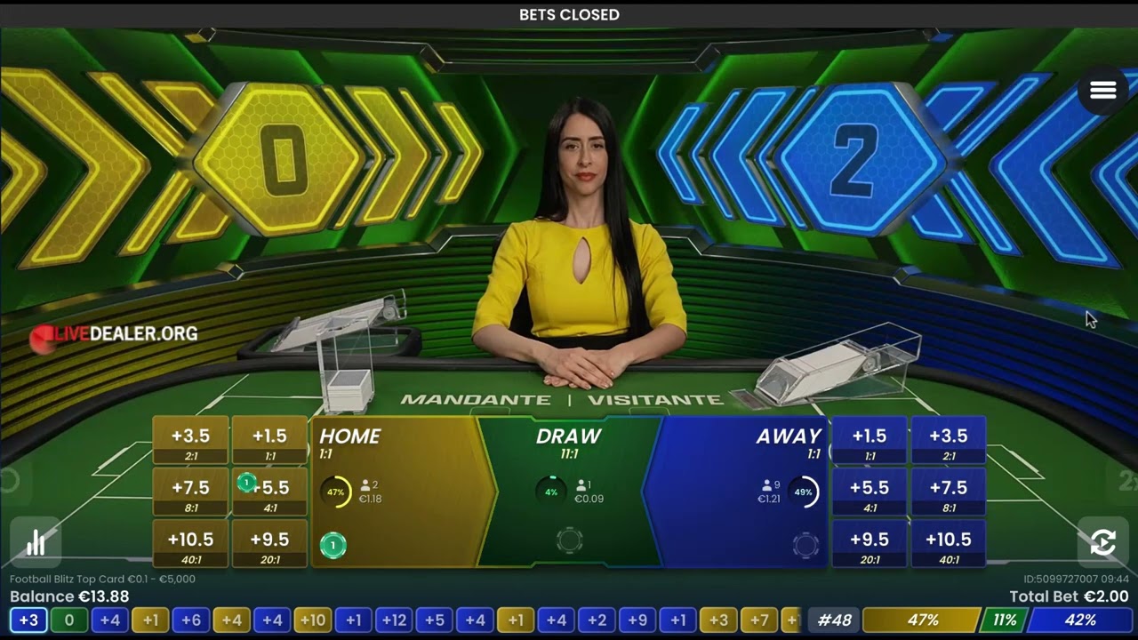 Football Blitz (Top Card / Super Trunfo) Live from Pragmatic Play