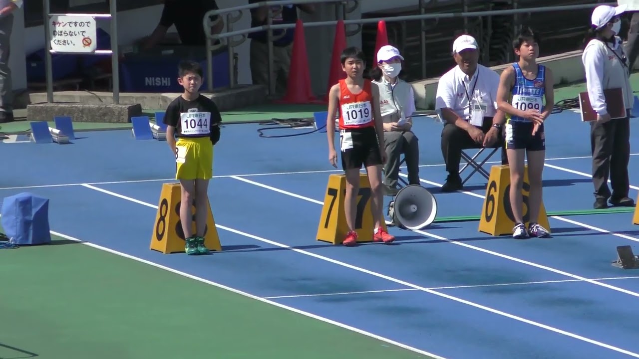 ㉔小学5年男子100m決勝スタートコール 東京ライジングスター陸上20240428