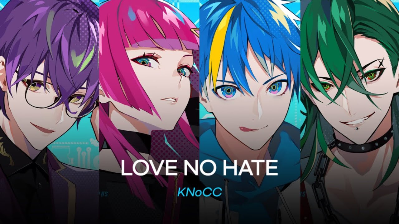 [테크노로이드] LOVE NO HATE / KNoCC / テクノロイド 歌詞 가사 발음 번역