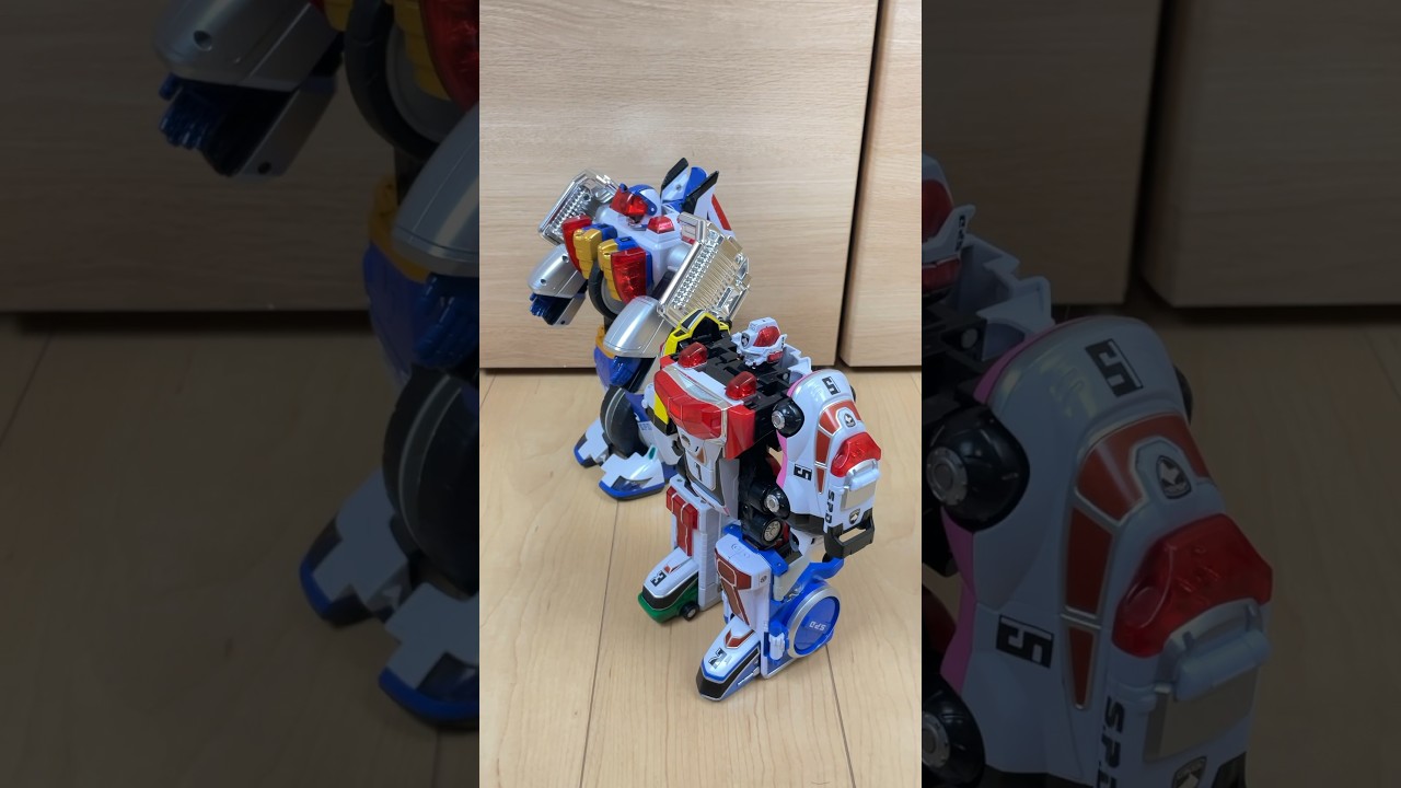 【特捜戦隊デカレンジャー】スーパーデカレンジャーロボで遊んでみた#toys #スーパー戦隊 #powerrangers #megazord #rasuba