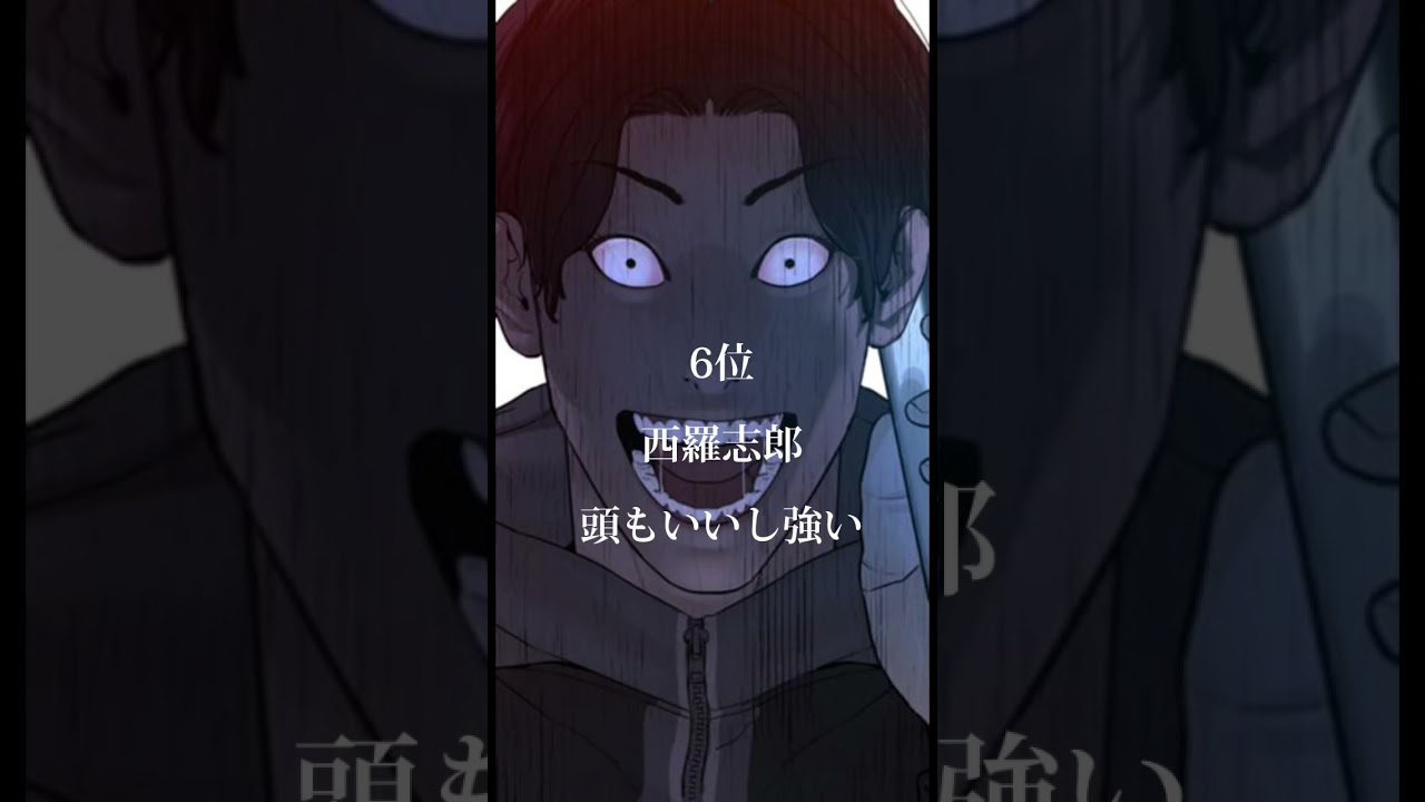 喧嘩独学164話までの個人的に思う強さランキング