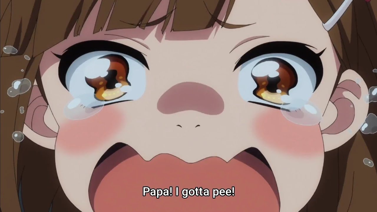 When You watch late night horror movie and you are afraid to go pee alone. バディダディズ