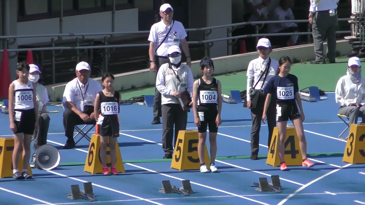 ㉖小学5年女子100m決勝スタートコール 東京ライジングスター陸上20240428