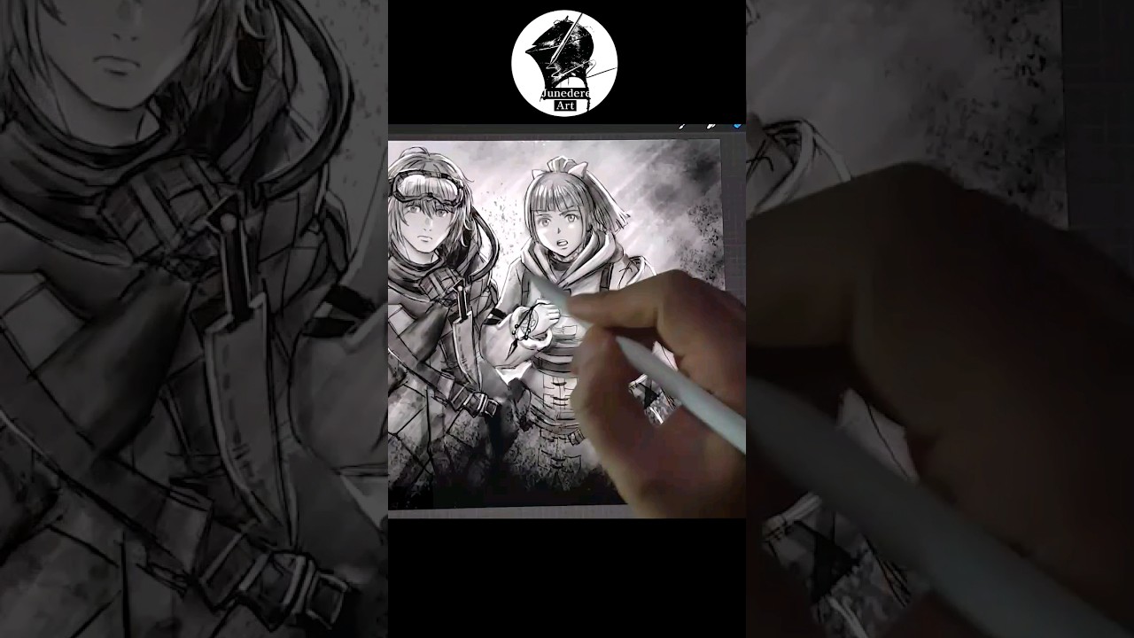 Kaina of the Great Snow Sea Draw fan art drawing sketch [Junedere Art] #Shorts