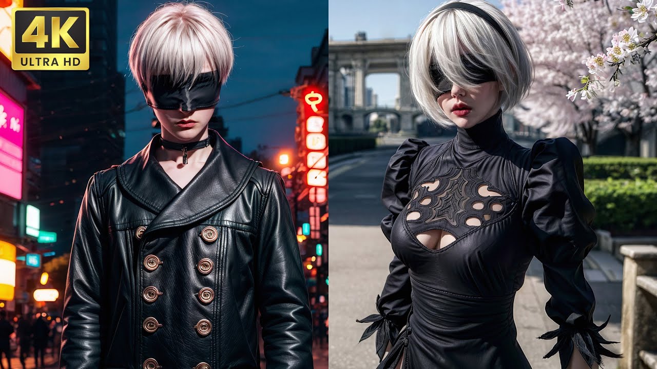 스텔라 블레이드가 영감 받았다는 갓겜. 니어 오토마타 AI실사화 코스프레 [Nier Automata realistic art/Cosplay/Anime]