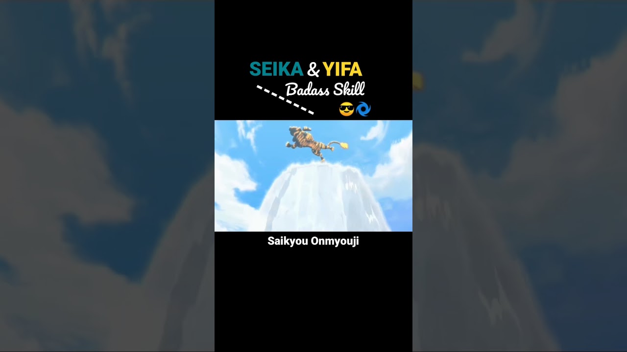 Seika & Yifa Badass Skill 😎🌀 || Saikyou Onmyouji - Badass Anime Moments #midorinote17 #shorts