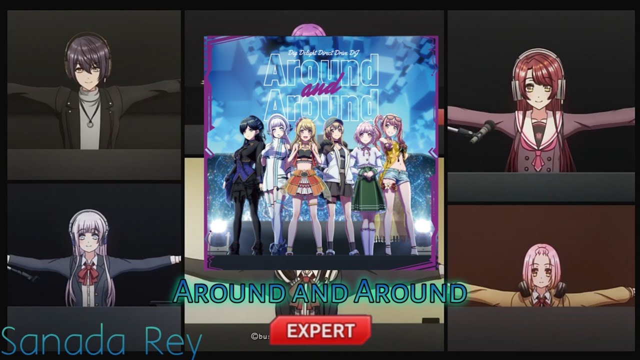 D4DJ || D4DJ Around and Around (Expert) [Great Full Combo] D4DJ All Mix Ending Clip