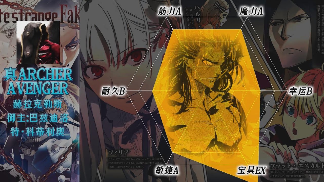 ALL SERVANTS STATS IN FATE STRANGE FAKE