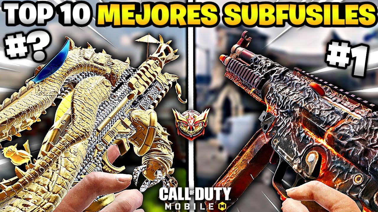 LOS 10 MEJORES SUBFUSIL PARA RANKED EN LA NUEVA TEMPORADA COD MOBILE / NUEVA TEMPORADA 5 COD MOBILE
