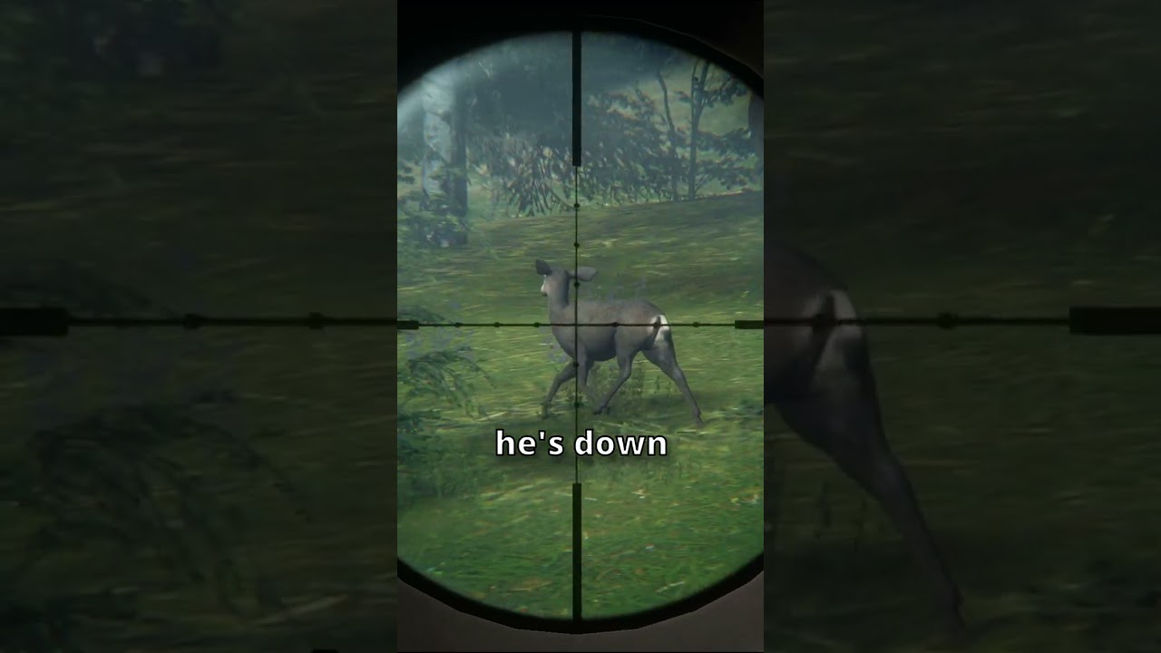 MONSTER Diamond Mule Deer with the New Gun! | theHunter: Call of the Wild #shorts