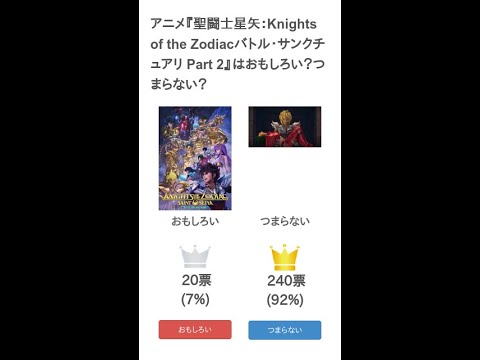 アニメ『聖闘士星矢：Knights of the Zodiacバトル・サンクチュアリ Part 2』はおもしろい？つまらない？【評価・感想・考察】 #Shorts