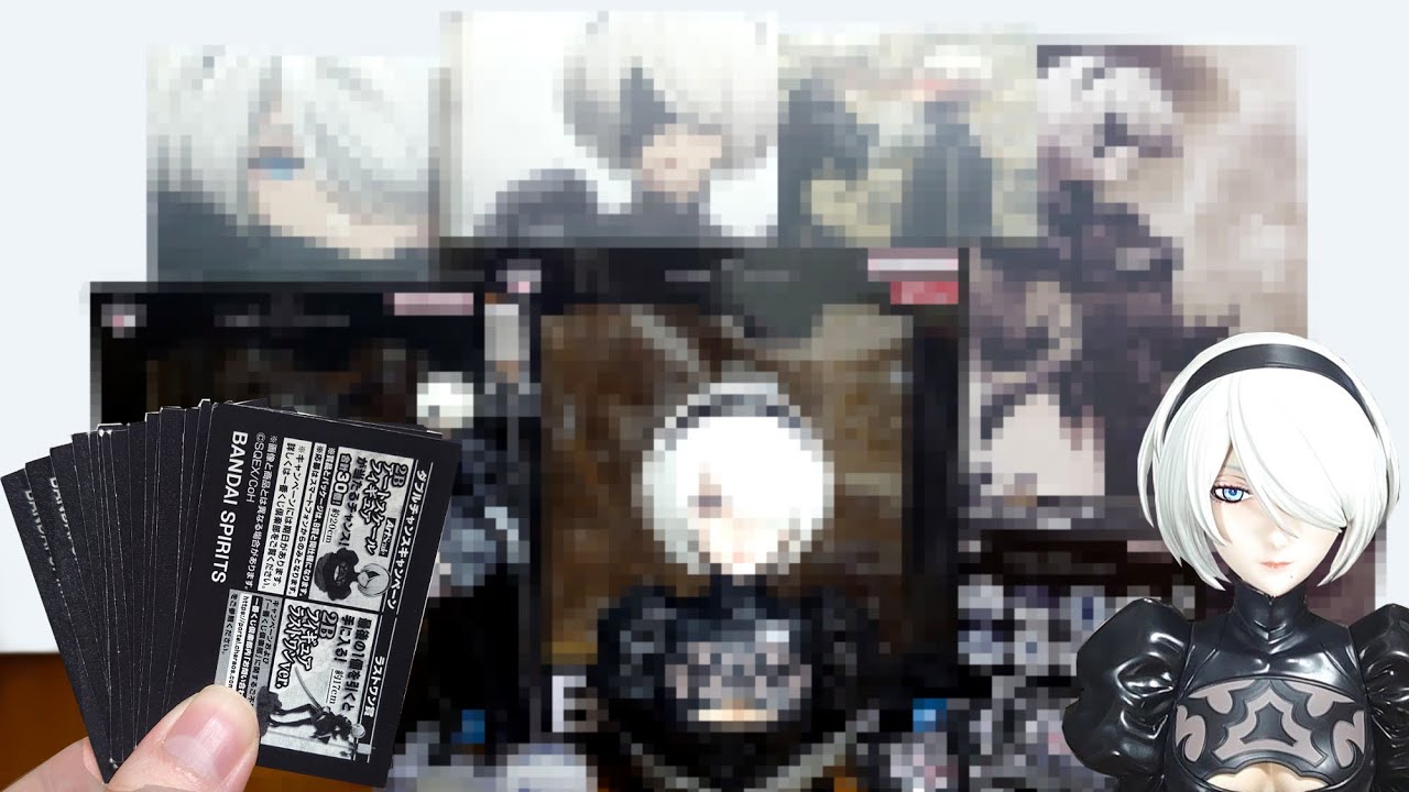 (一番くじにニーアオートマタが登場！超絶クオリティ2Bアートスケールフィギュアを狙う！)一番くじ NieR:Automata Ver1.1a　15回引いてきた！