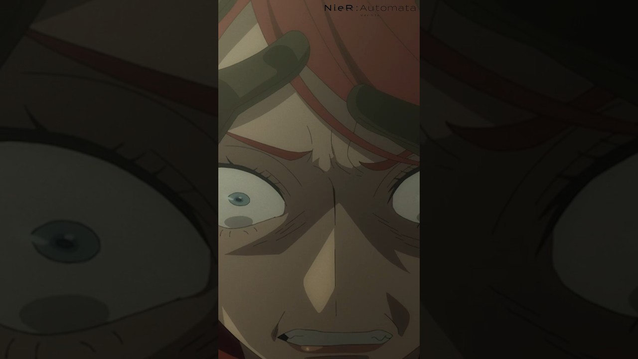 「…本当の私は…ヨルハE型」アニメ『NieR:Automata Ver1.1a』第2クール放送中 #ニーア #NieR #ニーアオートマタ #shorts