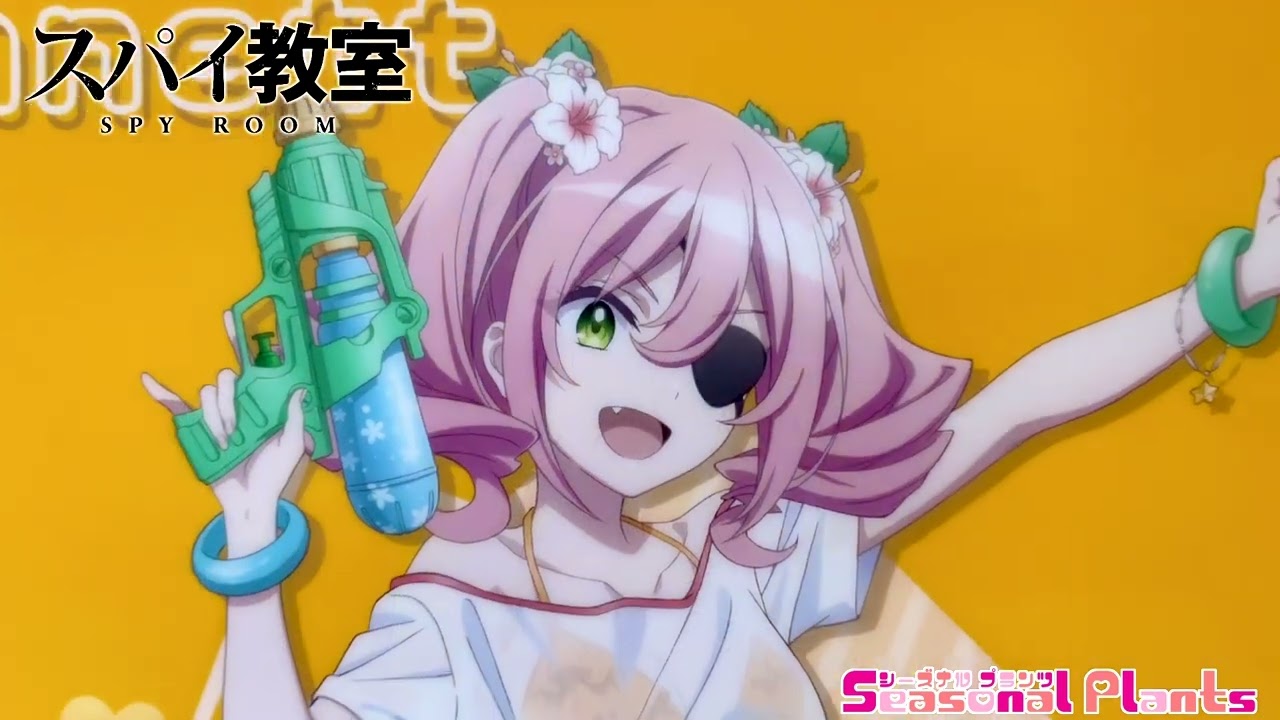 スパイ教室　描き下ろしクリアファイル 水着ver.