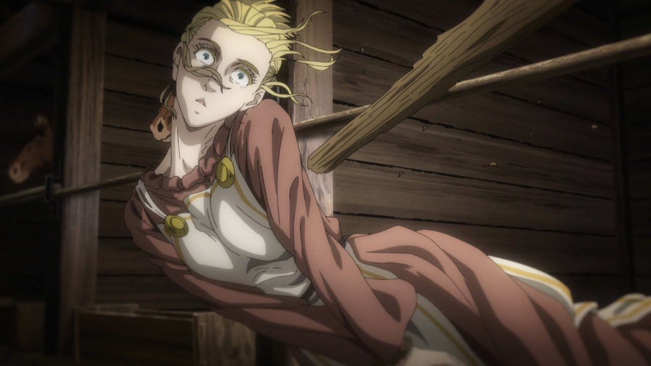 Ketil beats the hell out of Arnheid | Vinland Saga - Season 2 Episode 18 ヴィンランドサガ
