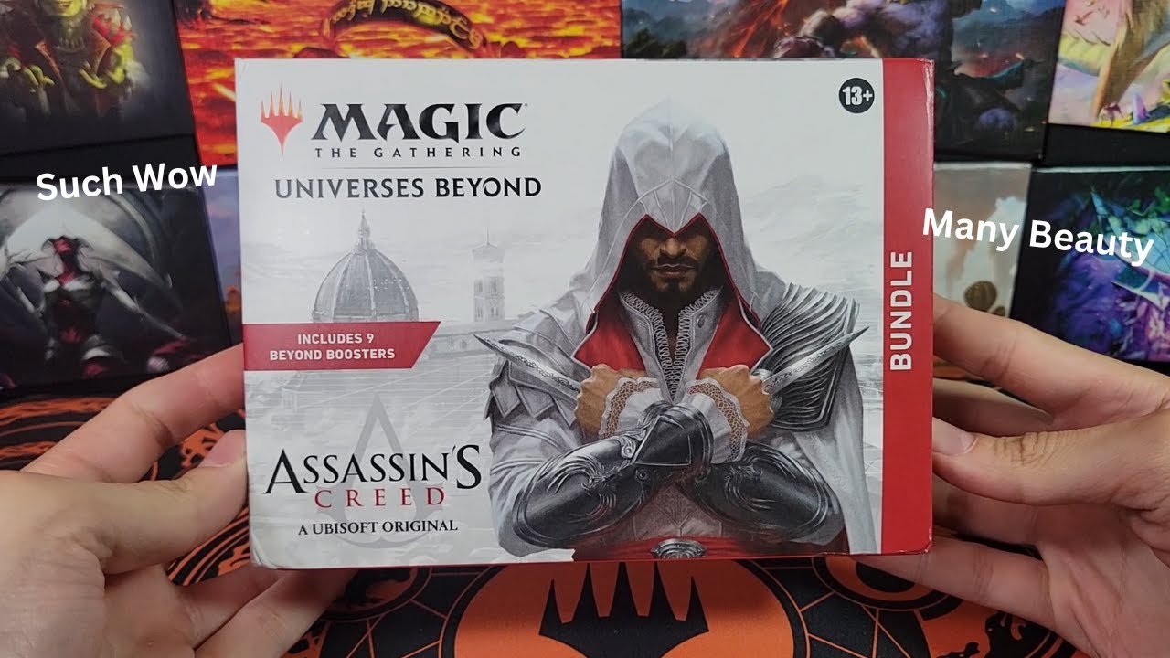 MTG Assassin's Creed Bundle Opening - High Mythic Pull Rate (prices displayed)