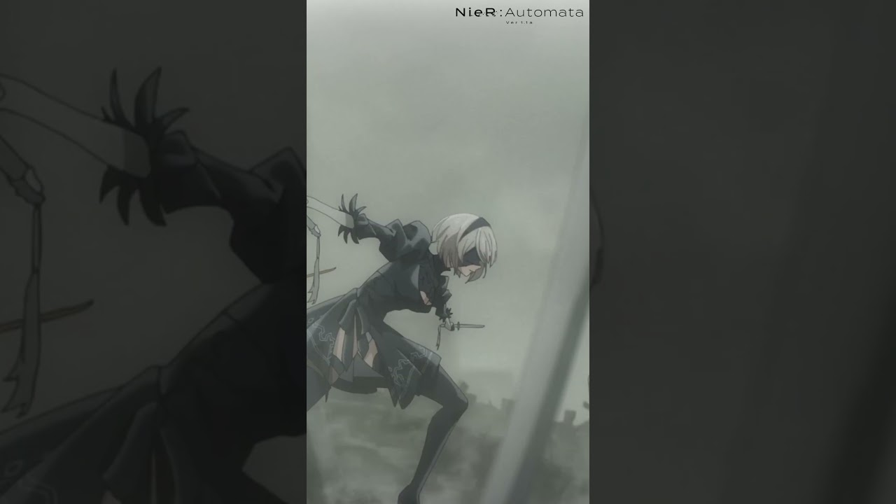 「NFCモード２解除」アニメ『NieR:Automata Ver1.1a』第2クール放送中 #ニーア #NieR #ニーアオートマタ #shorts