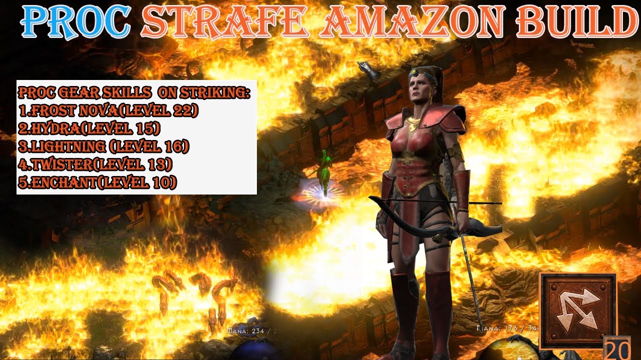 Diablo II Resurrected - Proc Strafe Amazon Build(Required Card VGA High-End )