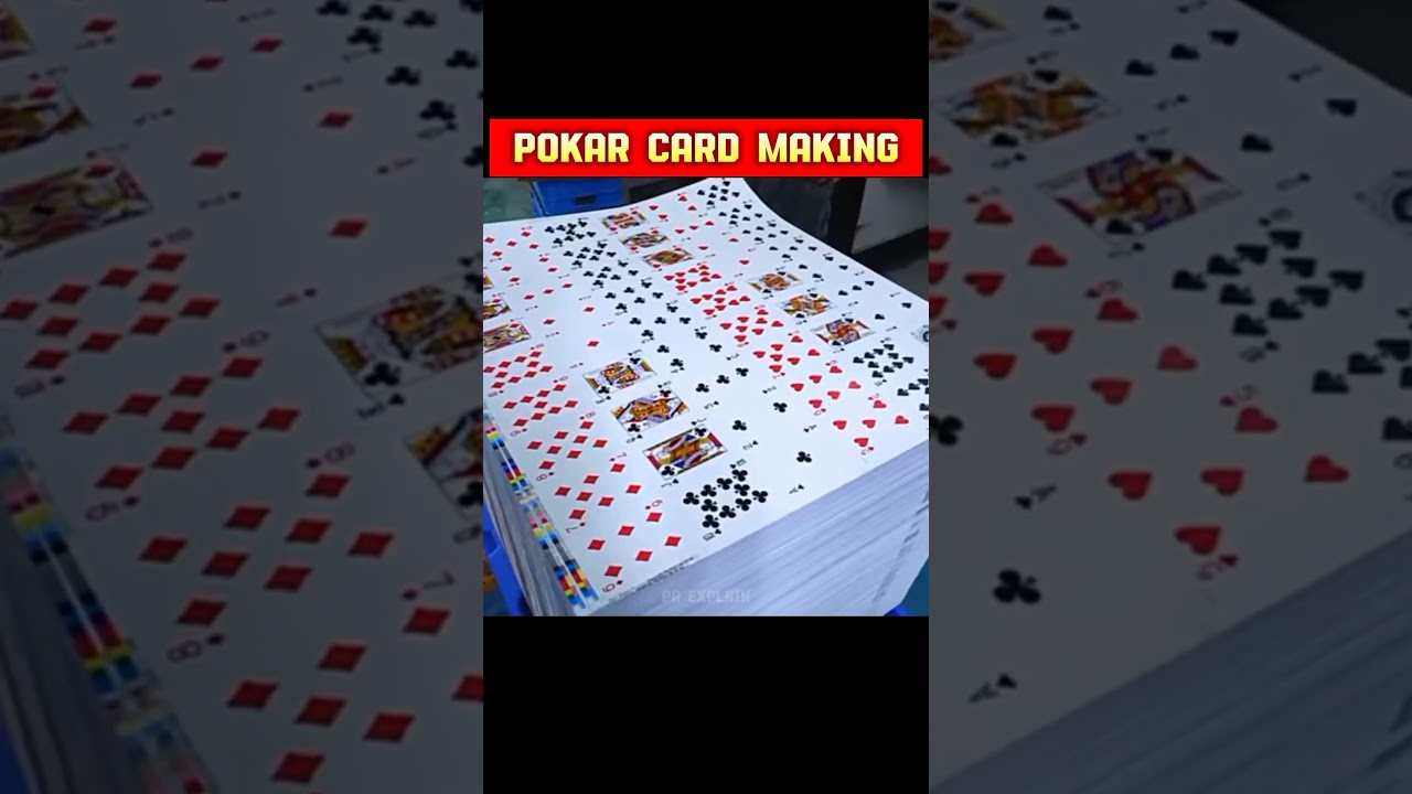 inside factory production process of poker card😱 #short #pokerstars
