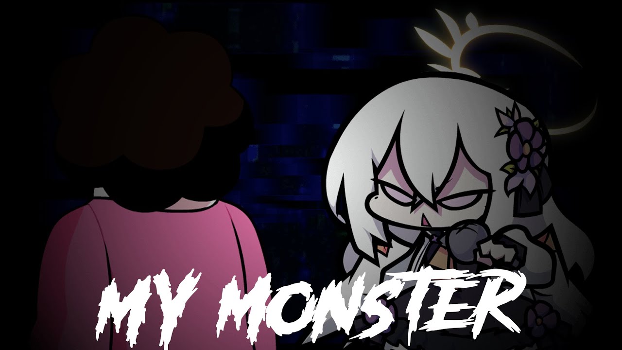 MY MONSTER, but Corrupted Steven Vs. Azusa! [FNF x ブルアカ | Pibby Corrupted]