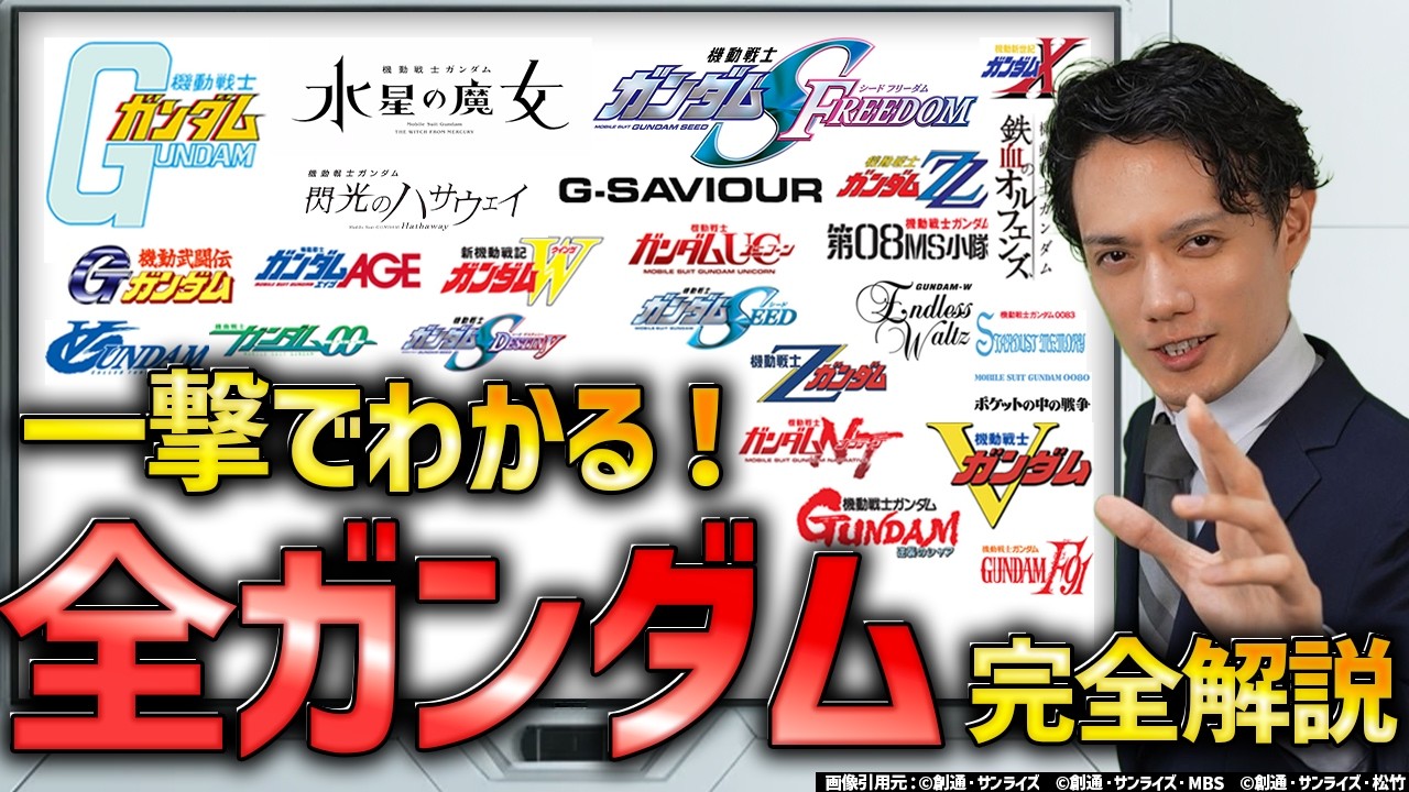 ガンダムの全てが超絶わかる！アルティメット解説：初代～Gセイバー、Gガン～水星の魔女まで完全網羅｜ガンダム45周年・ガンダム 45th ANNIVERSARY｜機動戦士ガンダム解説考察