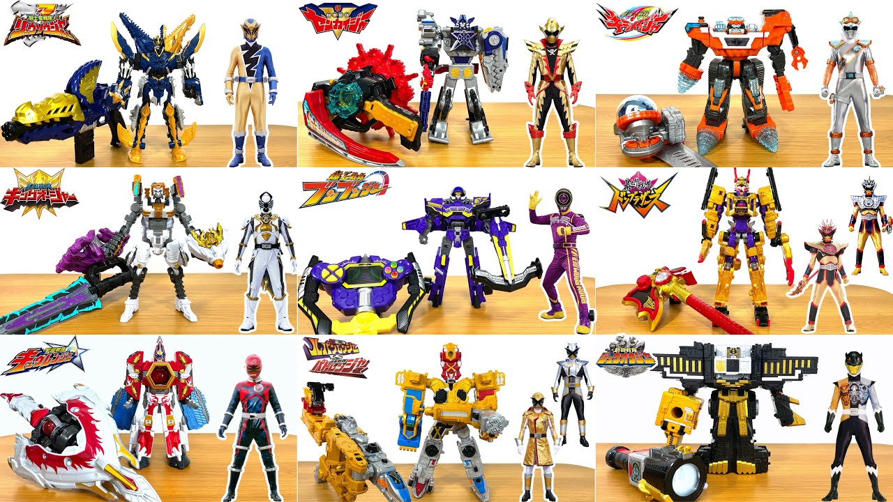 スーパー戦隊！追加戦士の変身と専用ロボットの変形合体だ！ブンブンバイオレットなど追加戦士の変身とロボットを大紹介！