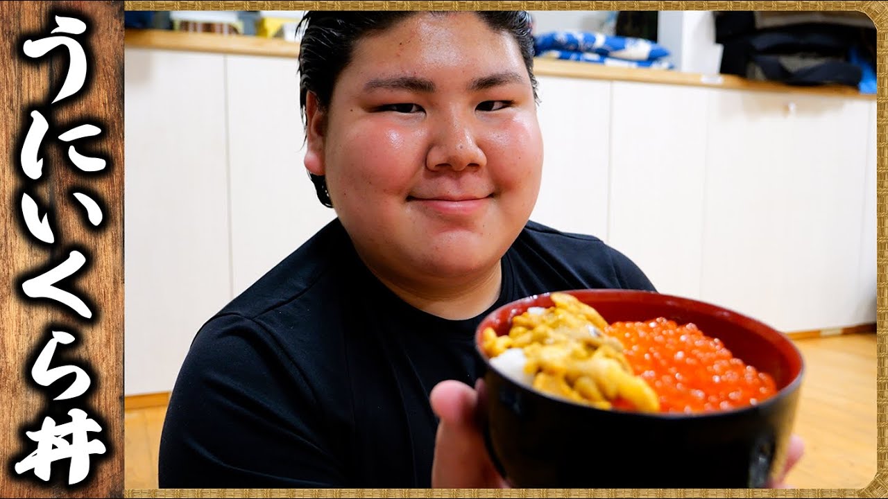 【相撲飯】函館のお土産、うにいくら丼・ガレット・大根の揚げ物・かぶの漬物・鶏炒め