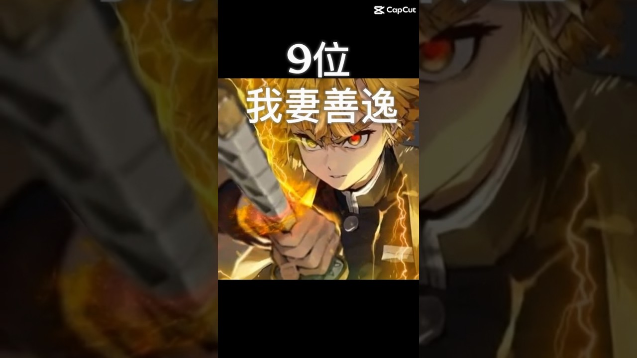 柱稽古編での最強キャラランキング　#short #鬼滅の刃