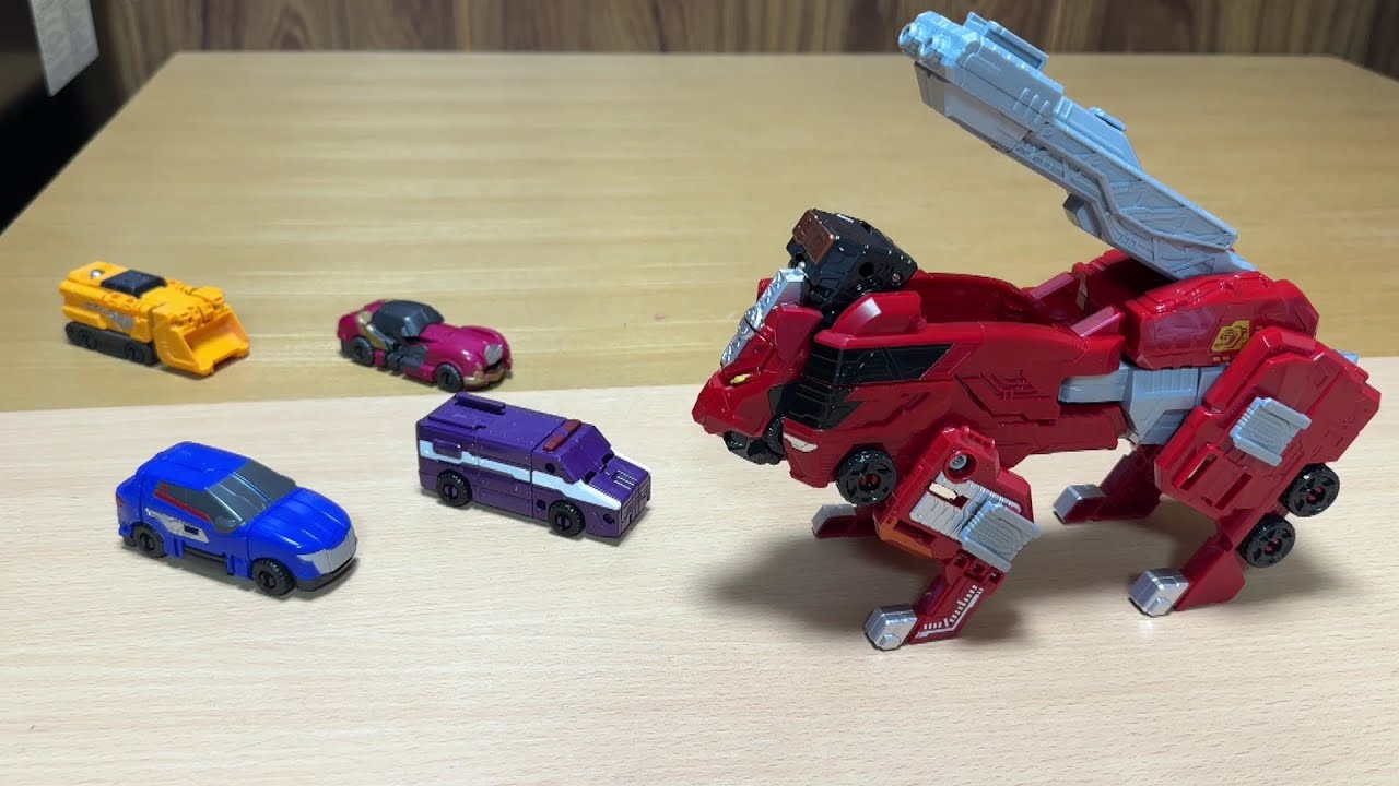 獅子走る！爆上戦隊ブンブンジャー 第22話⑦劇中再現動画！ブンブンカーを超武装！ブンブンレオンスクランブルモード！Bakuage Sentai Boonboomger ep22