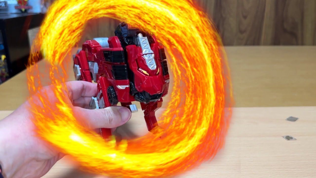 巨大消防車からライオンに！爆上戦隊ブンブンジャー 第22話⑥劇中再現動画！ブンブンレオレスキュ―発進！ブンブンレオンにチェンジ！Bakuage Sentai Boonboomger ep22