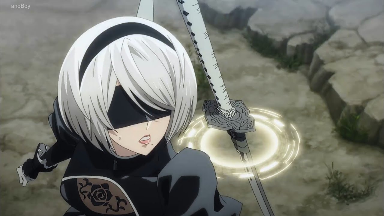 NieR:Automata Ver1.1a 第2クール episode 5 Full | REACTION INDONESIA