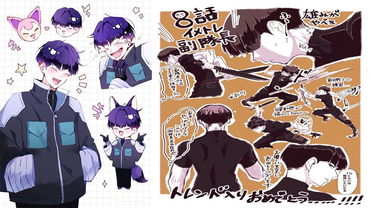 怪獣8号イラスト | ティックトック絵 Kaiju No. 8 Painting/Drawing [ 創作 ] #1