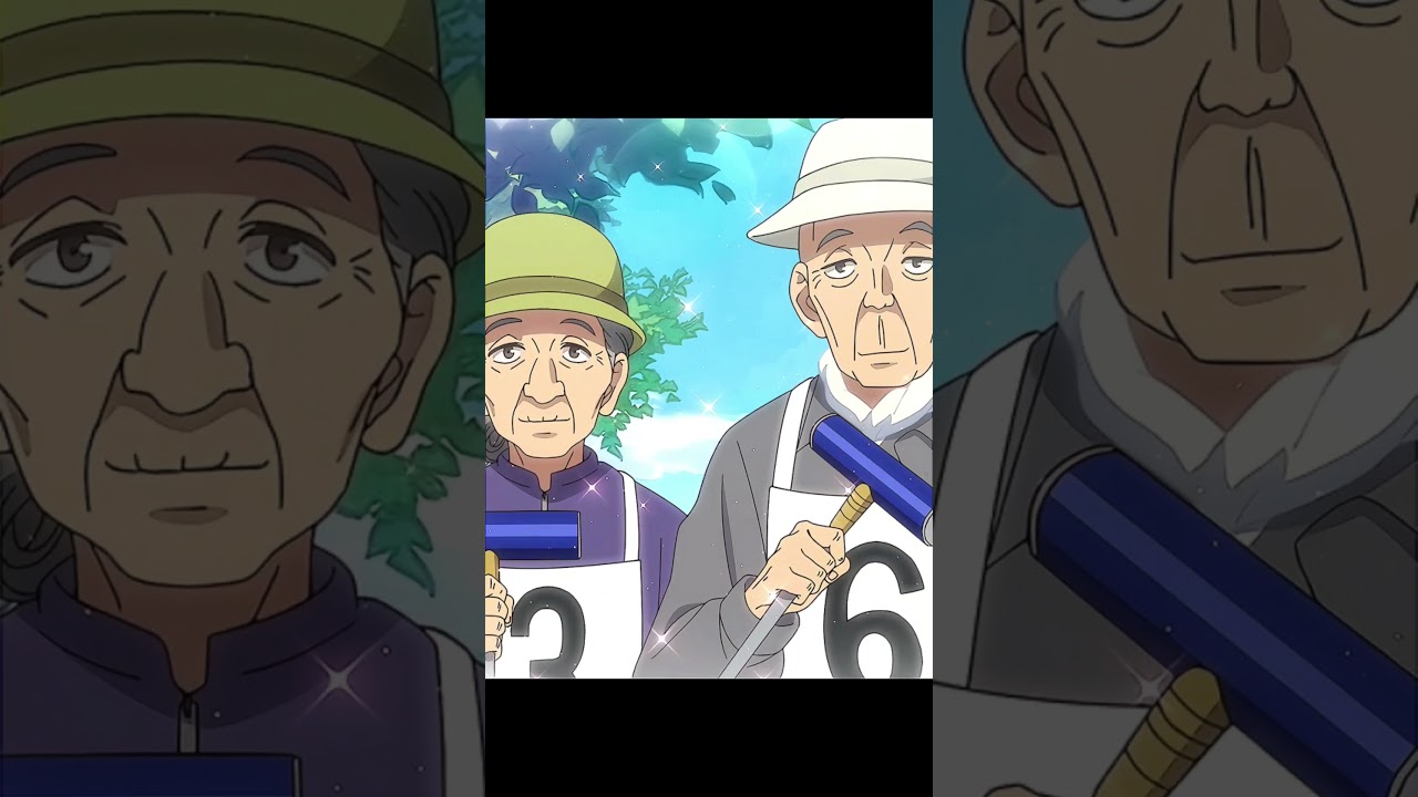 Happy Ending 🥹 Grandpa and Grandma Turn Young Again #shorts #animeedit