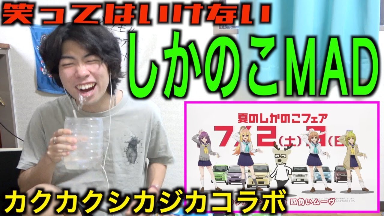 笑ってはいけないしかのこのこのここしたんたんMADが天才だったwwwww