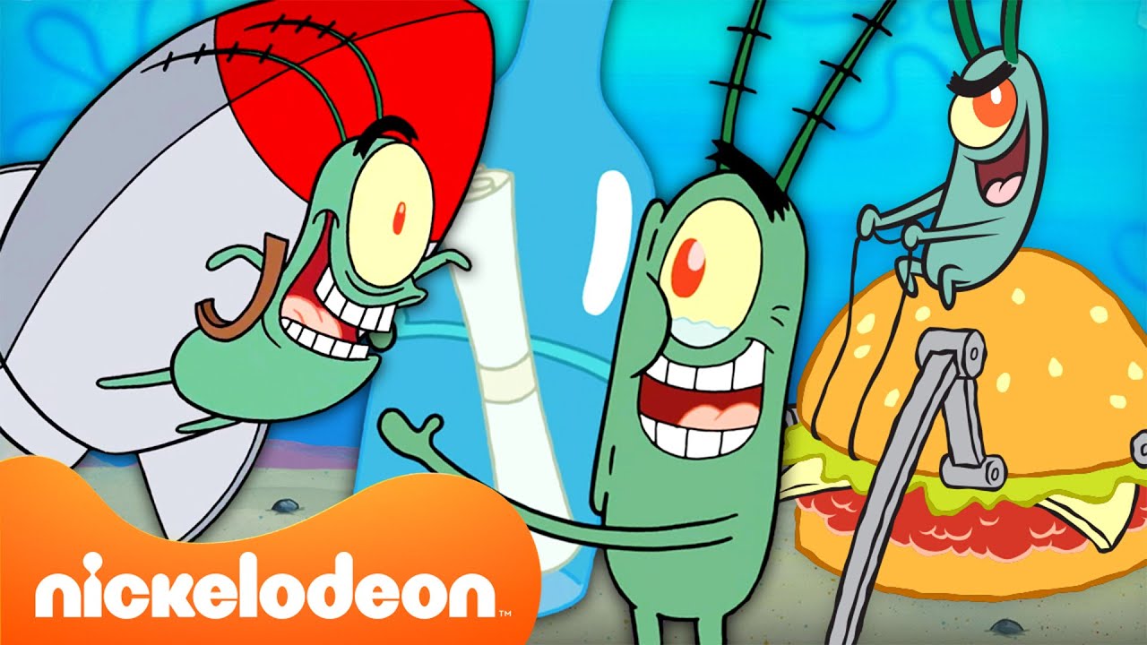 スポンジ・ボブ | プランクトンの秘密のレシピ略奪計画😈 | 40分 | ニコロデオンジャパン